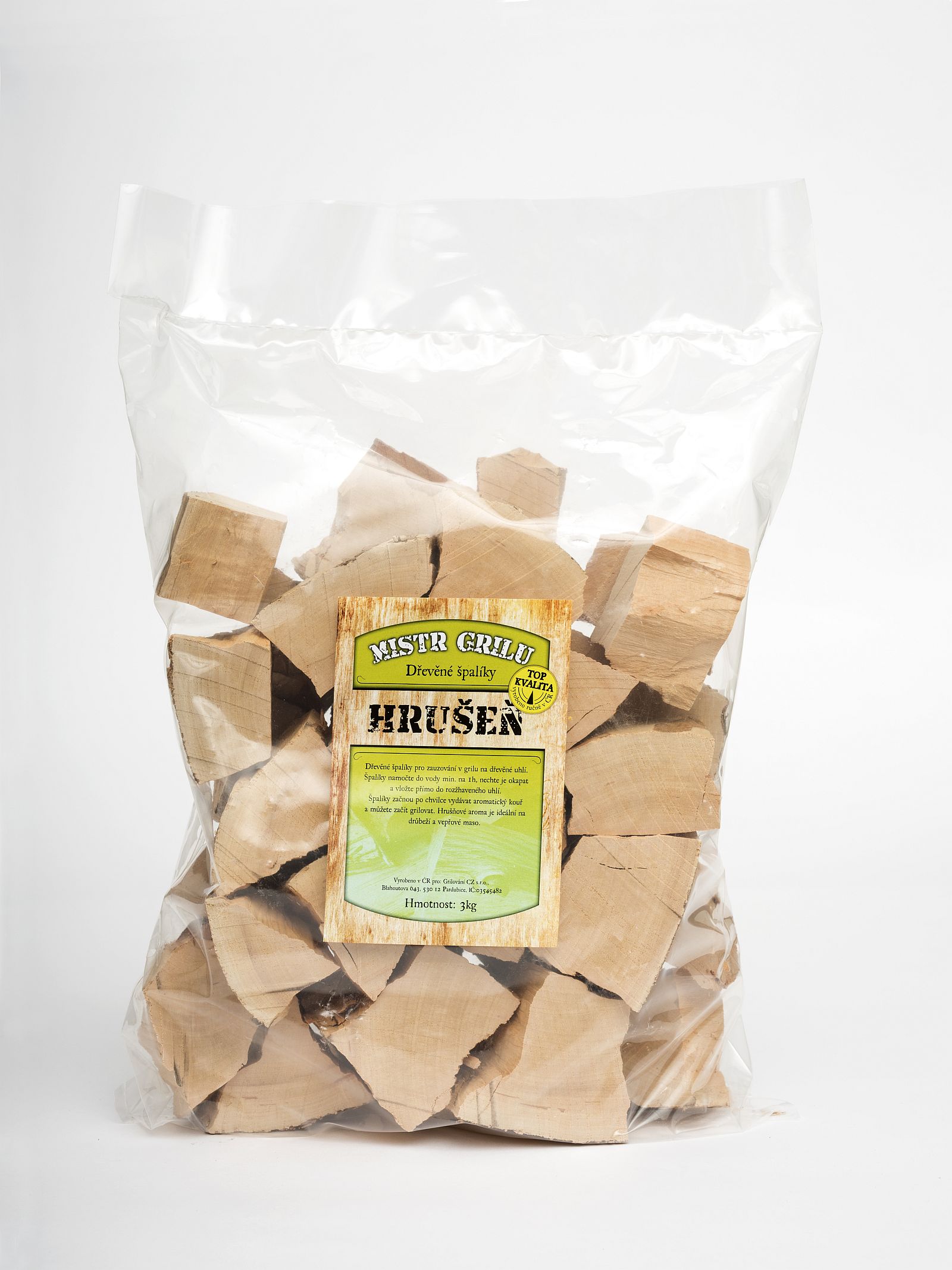 Mistr grilu Dřevěné špalíky k uzení - HRUŠEŇ, 3 kg