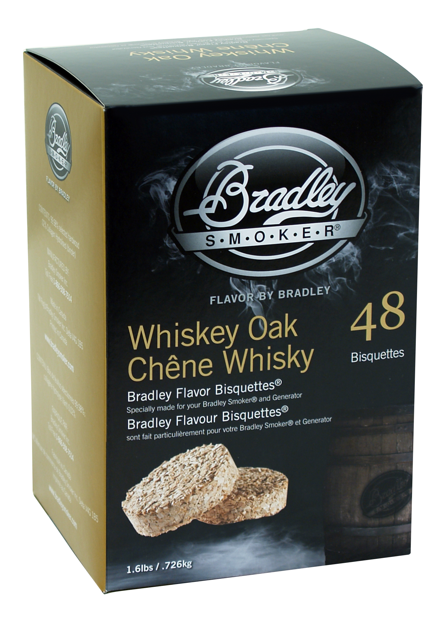 Bradley Smoker Udící briketky Whisky Oak - 48ks
