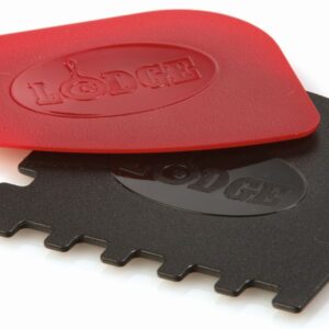 Sada 2 ks škrabek na litinové tály Lodge