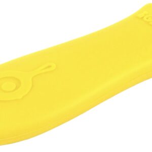 Žlutý ochranný silikonový návlek na rukojeť litinové pánve Lodge