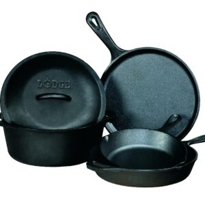 5-ti dílná sada litinového nádobí Lodge