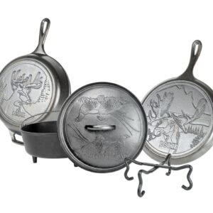 5-ti dílná sada litinového nádobí Lodge Wildlife Series