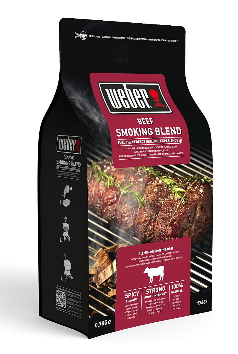 Weber dřevěné lupínky k uzení HOVĚZÍHO masa