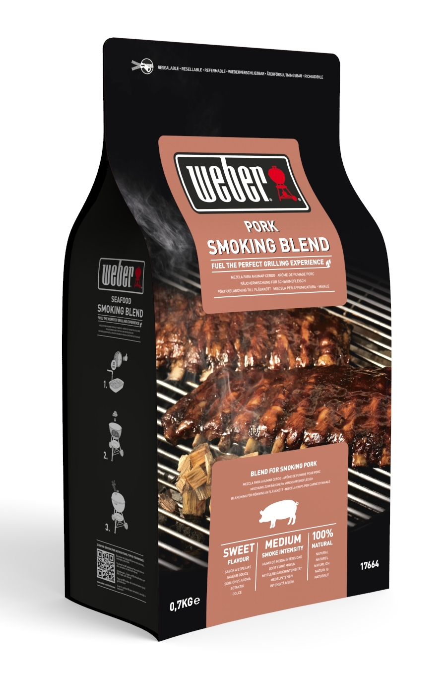 Weber dřevěné lupínky k uzení VEPŘOVÉHO masa