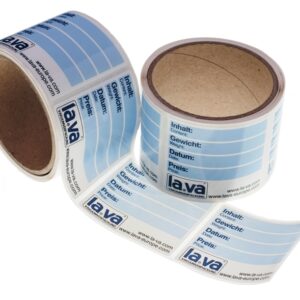 la.va Lava samolepicí etikety na vakuovací sáčky, 100 ks