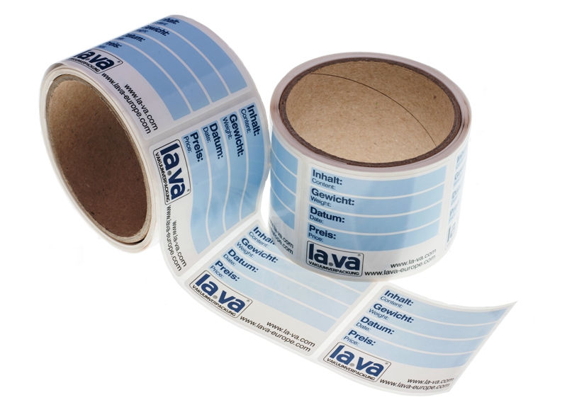 la.va Lava samolepicí etikety na vakuovací sáčky, 100 ks