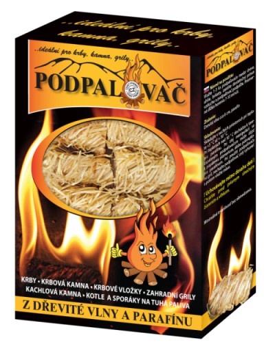 Ostatní Ekologický podpalovač z dřevité vlny, krabička - 40 ks