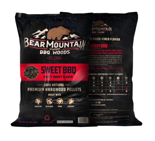 Bear Mountain BBQ Bear Mountain pelety - Sweet Blend, 9 kg