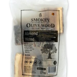 Smokey Olive Wood Špalíky k zauzování ze dřeva mandlovníku Hmotnost: 1,5 kg