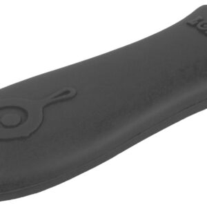 Černý ochranný silikonový návlek na rukojeť litinové pánve Lodge