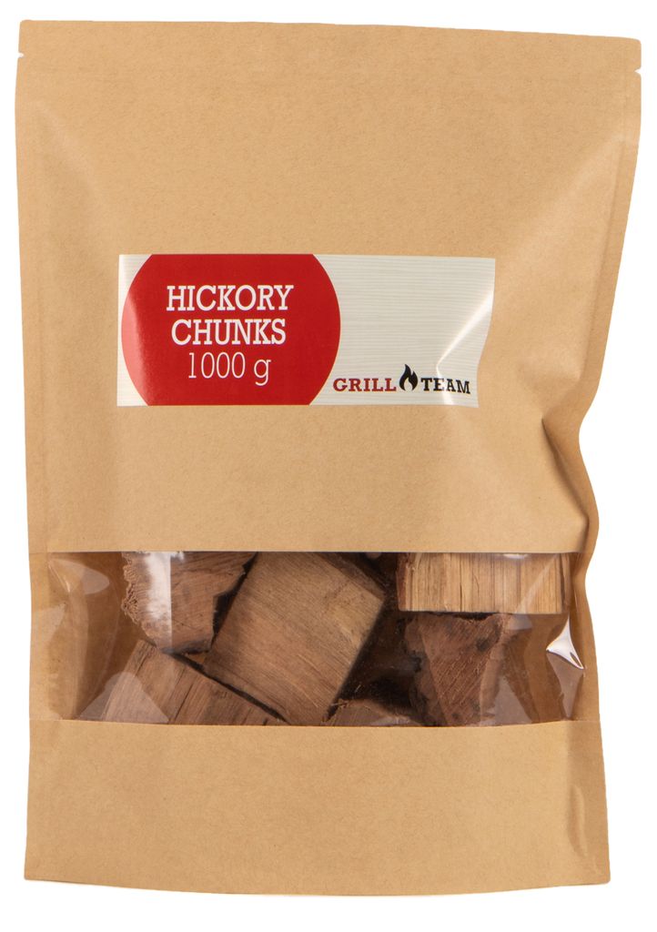 GrillTeam Dřevěné špalíky hickory, 1 kg