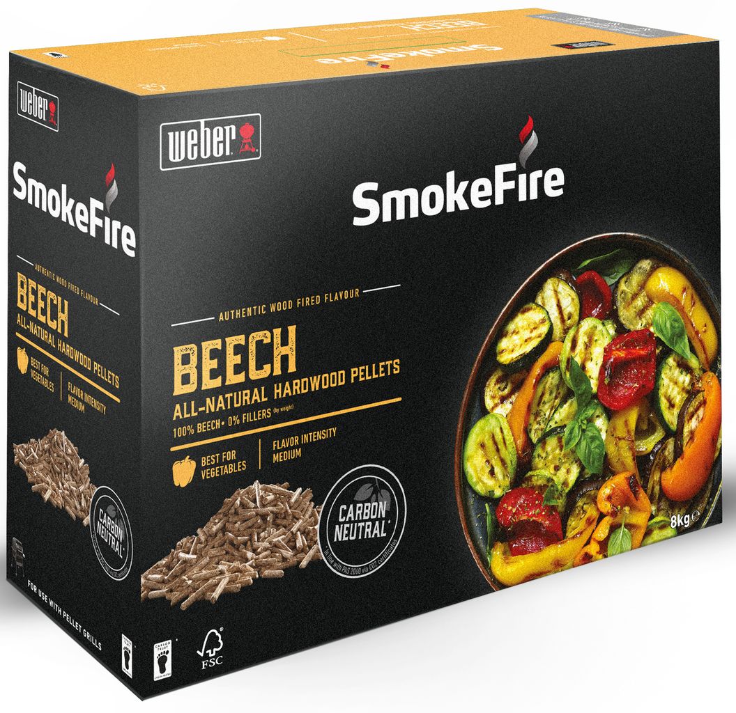 Weber dřevěné přírodní pelety BUK, 8 kg