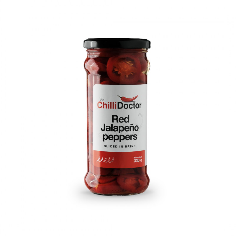 Nakladané Red Jalapeño chilli papričky, krájené 330 g