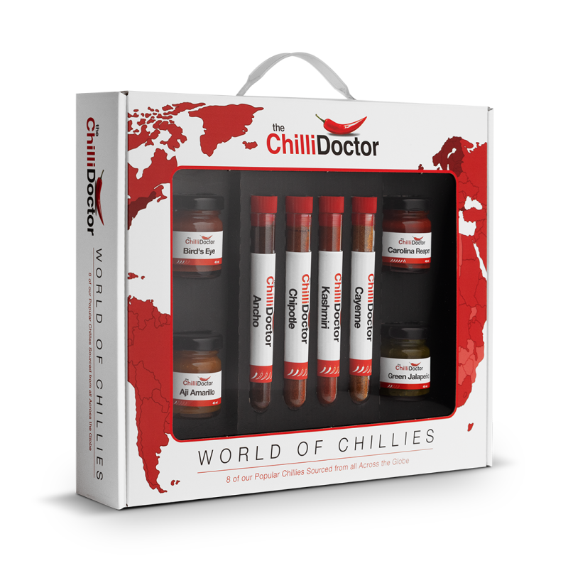 Sada chilli - World of Chillies 4 x 9 g , 4 x 40 ml